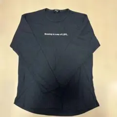 Jack rose ワッフルカットソー　長袖　黒のサムネイル