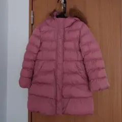 M*i様 美品　UNIQLO キッズ　ピンク　中綿　フード付きアウター　120セ