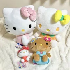 【4個セット】ハローキティ ぬいぐるみ サンリオ キティちゃん Sanrio