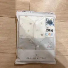 前開き袖なしロンパス