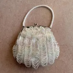 ビーズ　バッグ　アンティーク