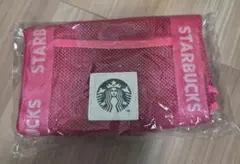 スターバックス メッシュトートバッグ ピンクのサムネイル