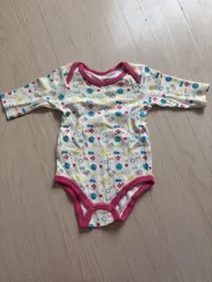 花柄ロンパース サイズ70 綿100%