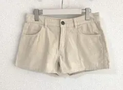 ショートパンツ　コーデュロイ
