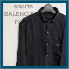 90's★未使用　BALENCIAGA SPORTS　長袖　シャツ　BBロゴのサムネイル