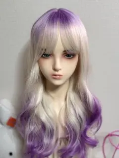 新品未開封 ブロンドと青のグラデーション ロングウィッグ - メルカリ