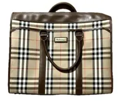 バーバリー A4 ビジネスバッグ ブリーフケース ノバチェック シャドーホース