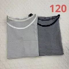 UNIQLO⭐︎半袖ボーダーインナー120
