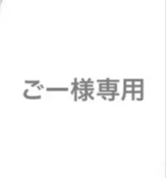 ごー様専用