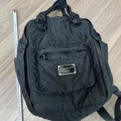 【美品】マーク・ジェイコブス リュック キルティング ブラック