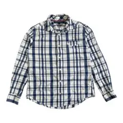 TOMMY トミーヒルフィガー ロゴ刺繍 チェック柄 長袖 ボタンシャツのサムネイル