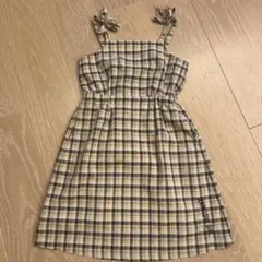 JENNI love 140 チェックワンピ　300円引き