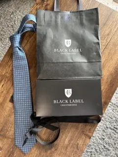 【新品】BURBERRY BLACK LABEL ブルー地ドット柄