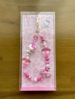 キティ ハローキティ フォンストラップ エンジェルキティ ピンク