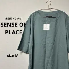 未使用・タグ付[SENSE OF PLACE]ボリュームプルオーバーカットソーのサムネイル