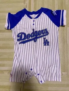 レディース　Dodgers 半袖ユニフォームロンパース