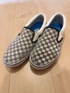 Vans チェック スリッポン ワッペン 27cm