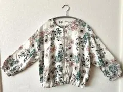 branshes 花柄 ジップアップジャケット 140cm