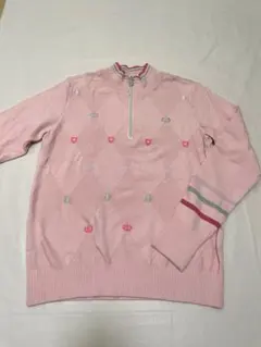 マンシング　ピンク セーター ニット　ゴルフ　レディース　美品　M