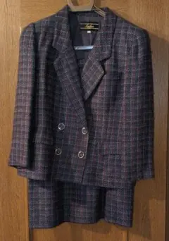 レリアン ジャケットセットアップ 13+ チェック　※欠損有