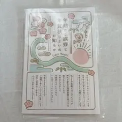 ⭐︎年賀状じまい2025 新年 はがき10枚入りインクジェット対応 へび