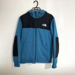 The North Face リバーシブルパーカー 青/黒