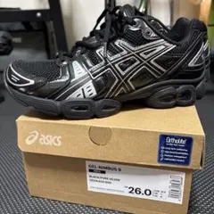 ASICS GEL-NIMBUS 9 ブラック/シルバー 26.0cmのサムネイル
