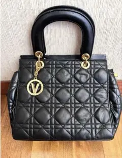 VALENTINO CHRISTY オーストリッチ調 本革 トートバッグ - メルカリ