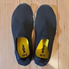 AQA 마린 슈즈 22.0cm 블랙 앰피비어스