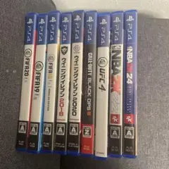 PS4 ソフト まとめ売り NBA2K、ウイイレ、FIFA、COD、UFC4など