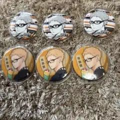 ハイキュー!! 月島蛍 缶バッチ6個セット