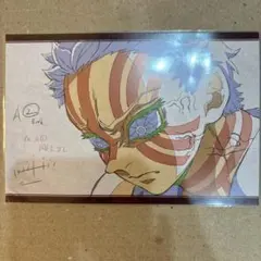 鬼滅の刃 上弦集結 刀鍛冶の里 原画 ポストカード 猗窩座 あかざ