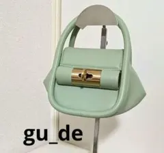 gu_de 2way Mini Love Bag ショルダーバッグ ゴールド金具 - メルカリ