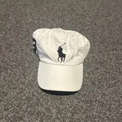 POLO RALPH LAUREN キャップ ビッグポニー y2k ラルフ 白