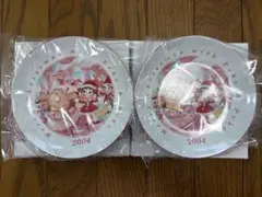ペコちゃん　2004年　クリスマスプレート2枚セットのサムネイル