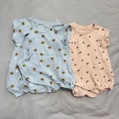 アプレレクール　ロンパース 60サイズ　2枚セット