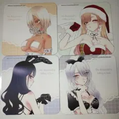 着せ恋カフェ　コースター4点セット