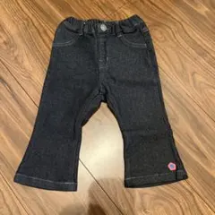 BREEZE ダークデニム フレアパンツ 80