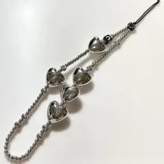CASETiFY Hearts スチール ハート スマホストラップ チャーム