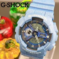 【保証書付・希少・美品】カシオ G-SHOCK デニム クォーツ メンズ腕時計のサムネイル
