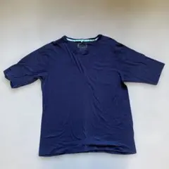 ikka Tシャツ ネイビー XLサイズのサムネイル