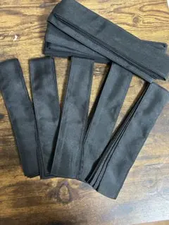 黒サテンリボン 10枚セット　ハンドメイド