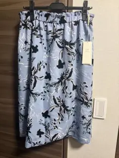 新品 大きい 23区 46サイズ フレアスカート おしゃれ ウエストゴムらくらくのサムネイル