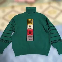 古着屋購入　ヴィンテージ　Munsingwearニット　デサント製