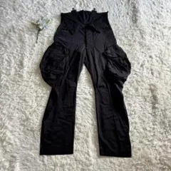 Y's ワイズ パラシュートパンツ ボンテージパンツ ブラック 黒 1のサムネイル