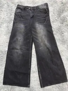 mene's ブラックデニム XLサイズ