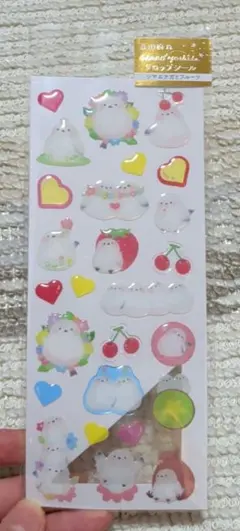 シマエナガとフルーツ ドロップシール