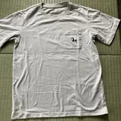 MUJI 無印良品 パンダ刺繍 ポケットTシャツ 150のサムネイル