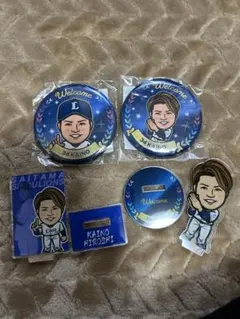 甲斐野央 缶バッジ アクスタ セット