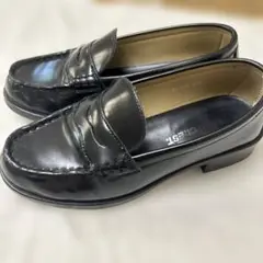 CEDAR CREST ブラック ローファー 22.0EEE